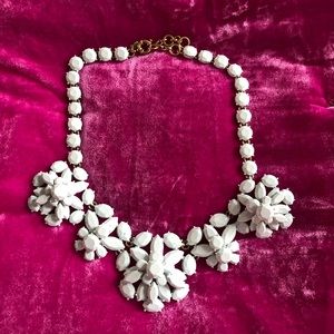 J. Crew Statement Necklace in pale ice blue